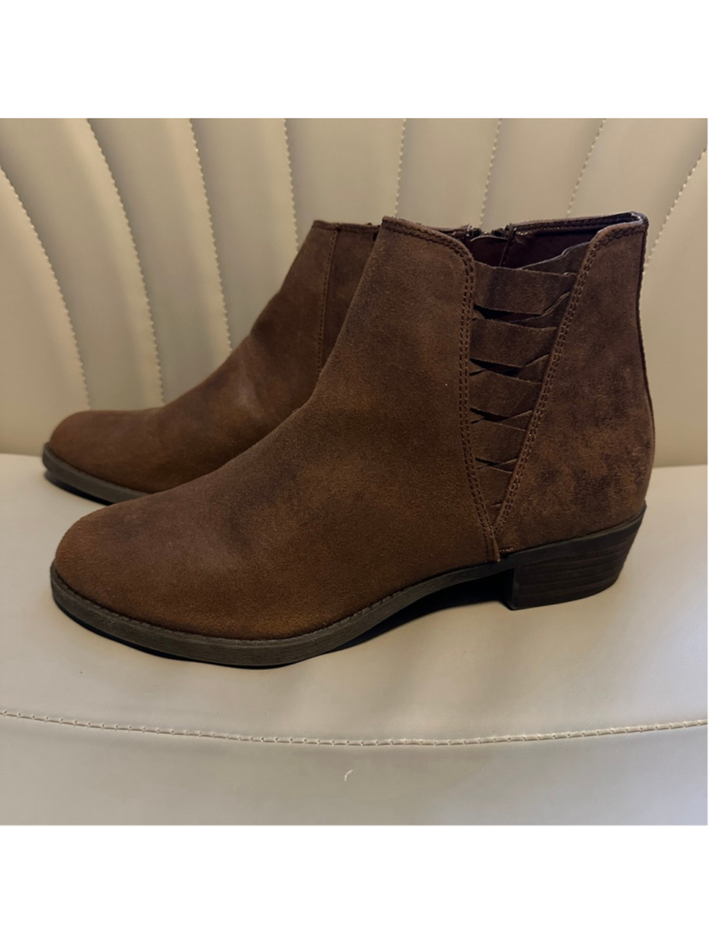 Carlos by Carlos Santana Women’s Brown Ankle Boots – Size 7.5, Pre-Owned